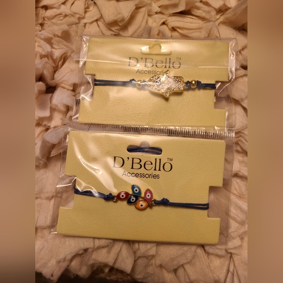 Two brand NWT D'Bello Accessories bracelets - Evil Eye Protection 🧿 - Picture 5 of 7